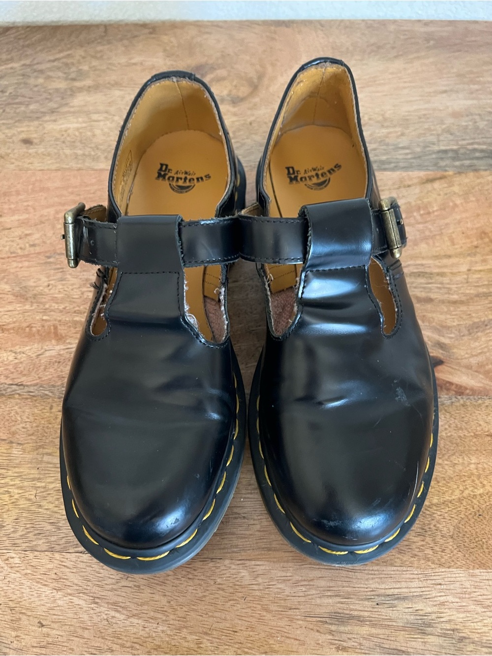 Dr. Martens Polley Womens Full Grain T Bar Mary Jane Size 6 - Picture 9 of 13